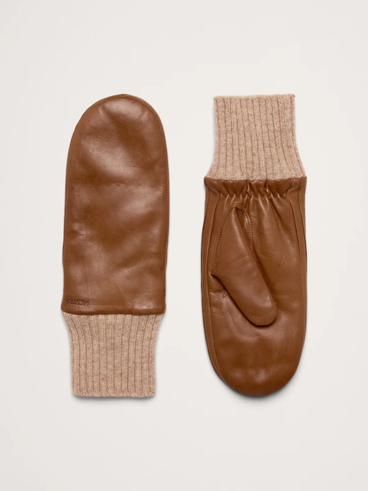 Boda Leather Mittens by Hestra by Banana Republic