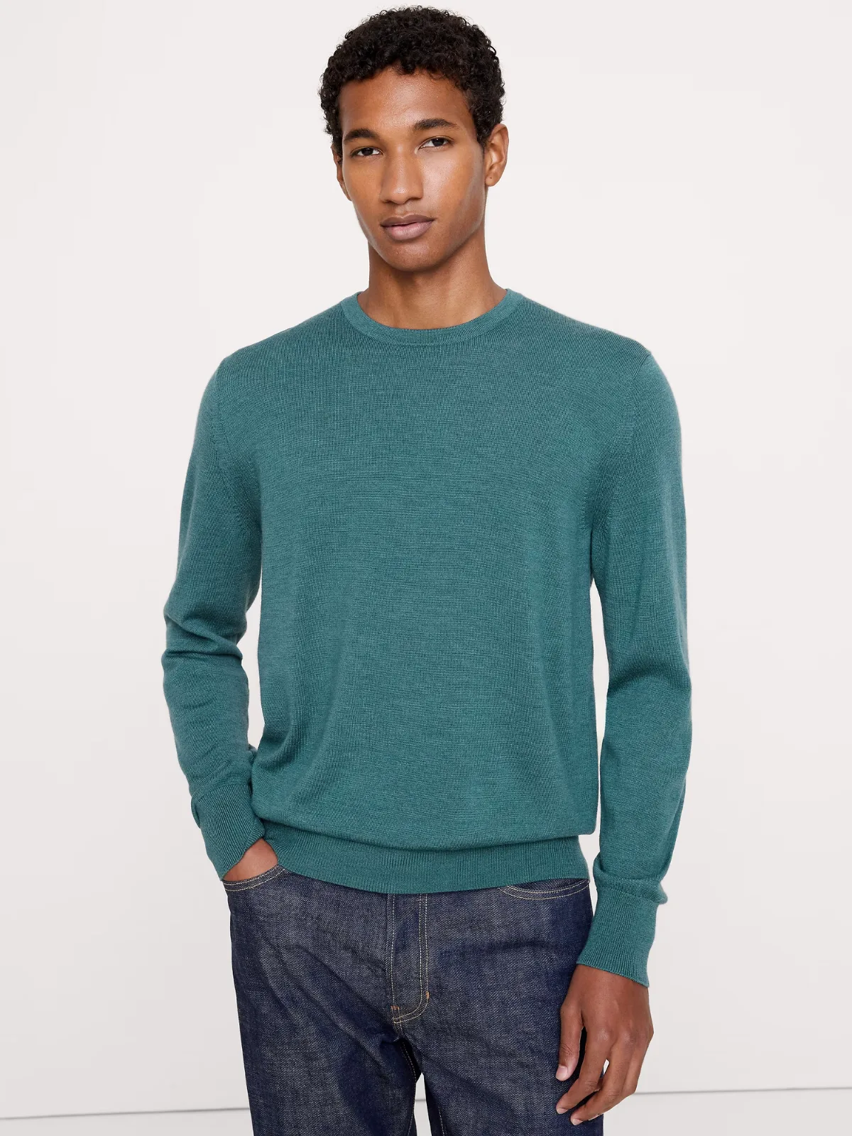 Merino Crew Sweater-Neck Sweater