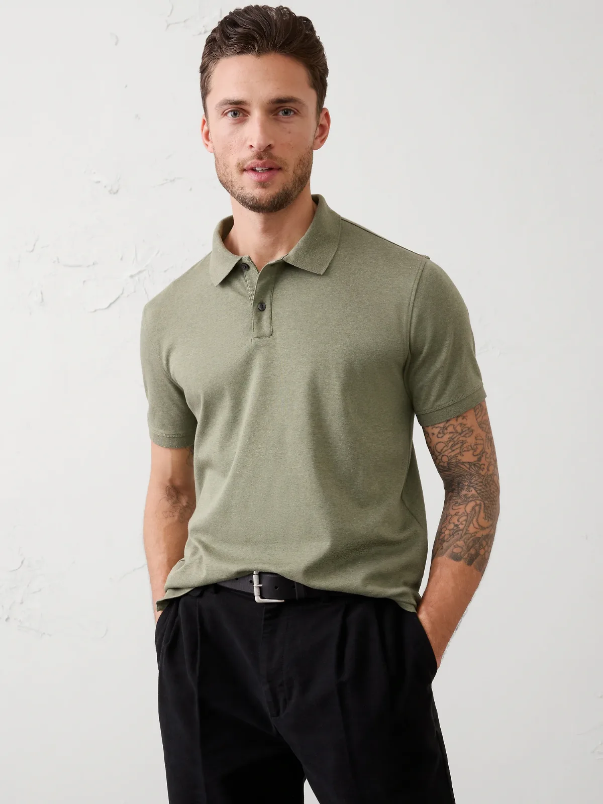Luxe Touch Polo by Banana Republic