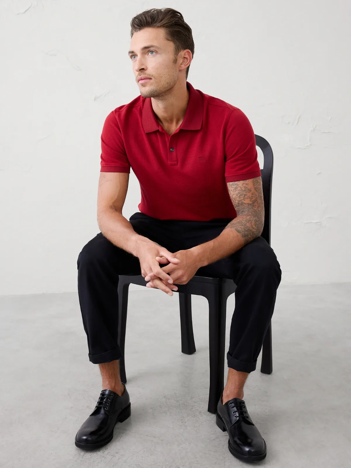 Slim-Fit Pique Polo by Banana Republic