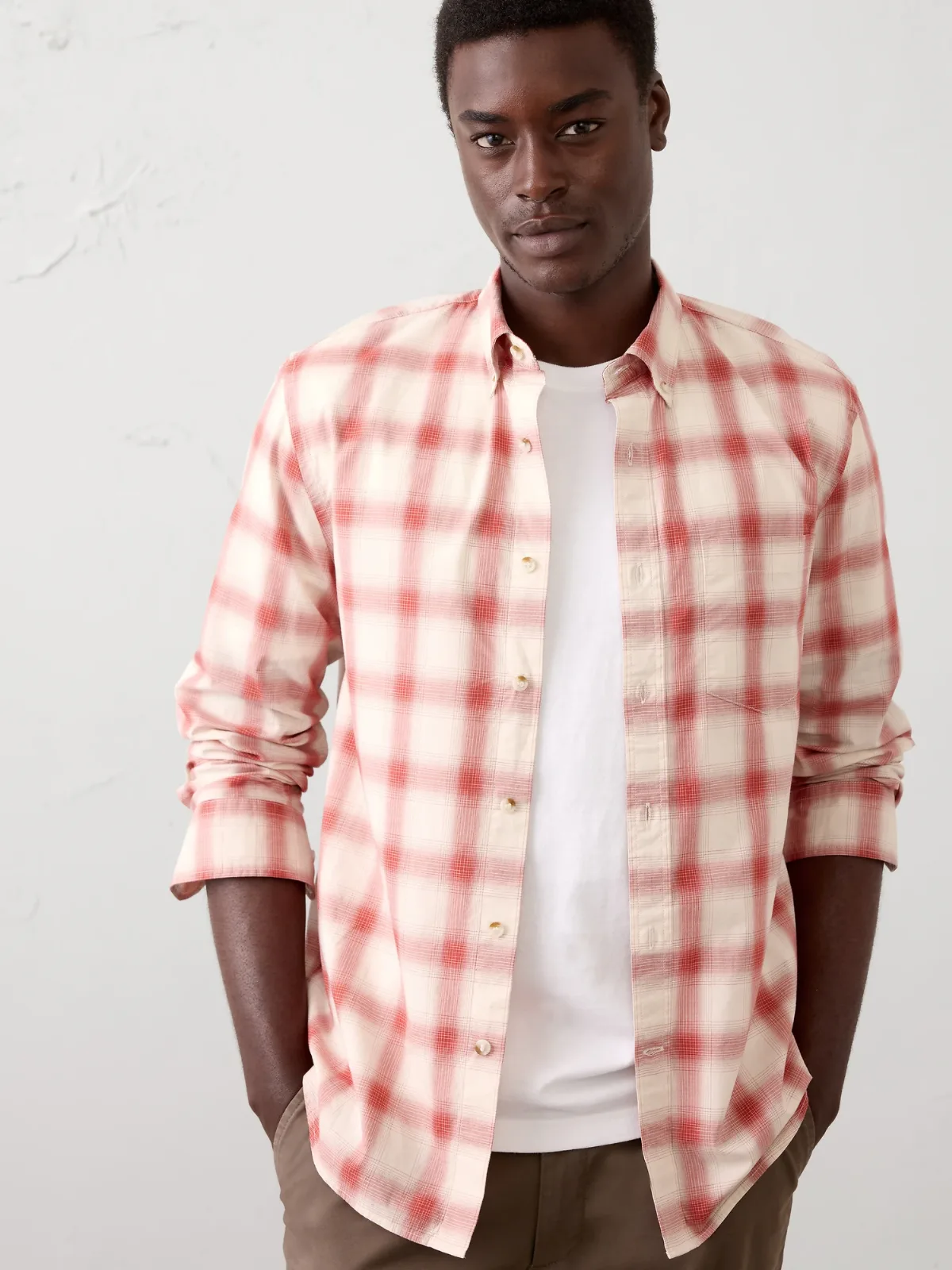 Slim-Fit Softwash Cotton Shirt by Banana Republic