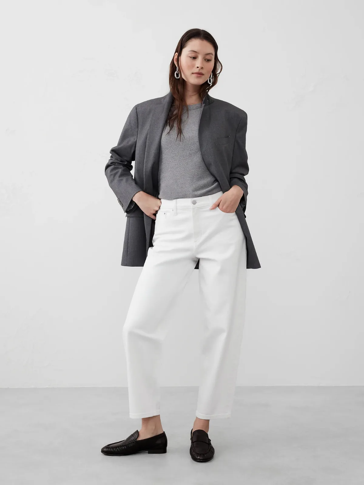 Slim Barrel High-Rise Jean by Banana Republic
