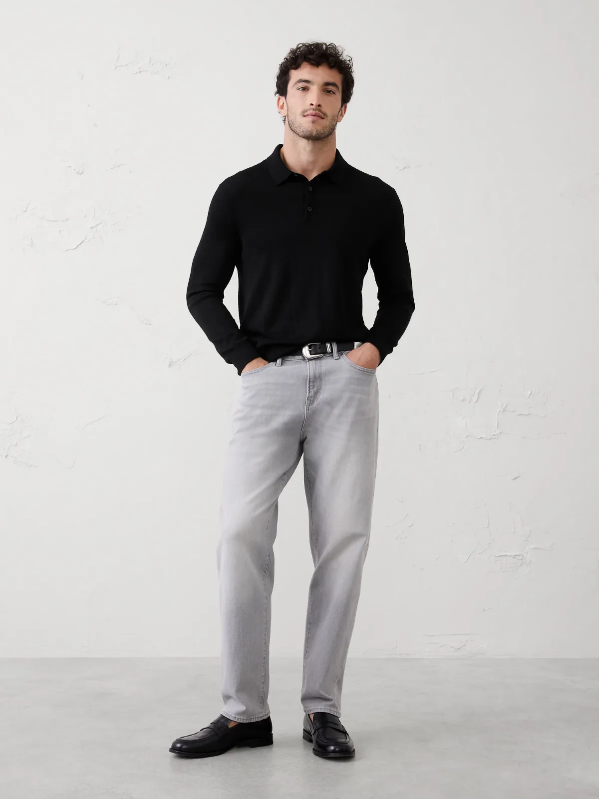 Merino Wool Sweater Polo by Banana Republic