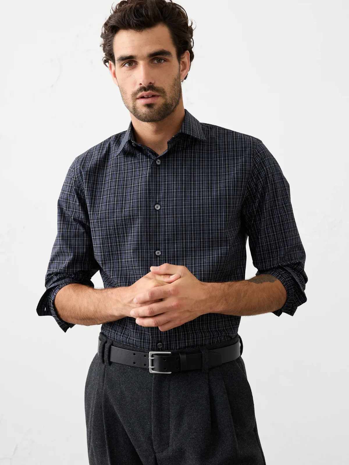 Slim-Fit Dress Shirt by Banana Republic