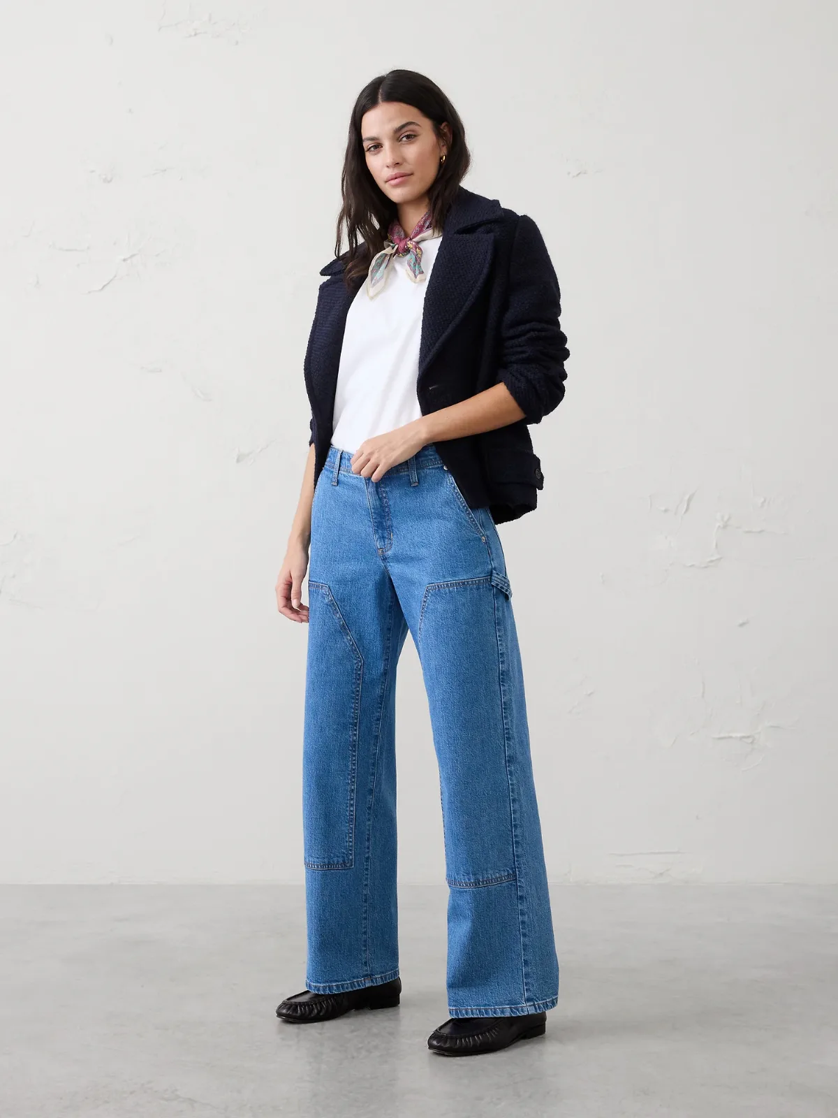 Straight Mid-Rise Carpenter Jean by Banana Republic