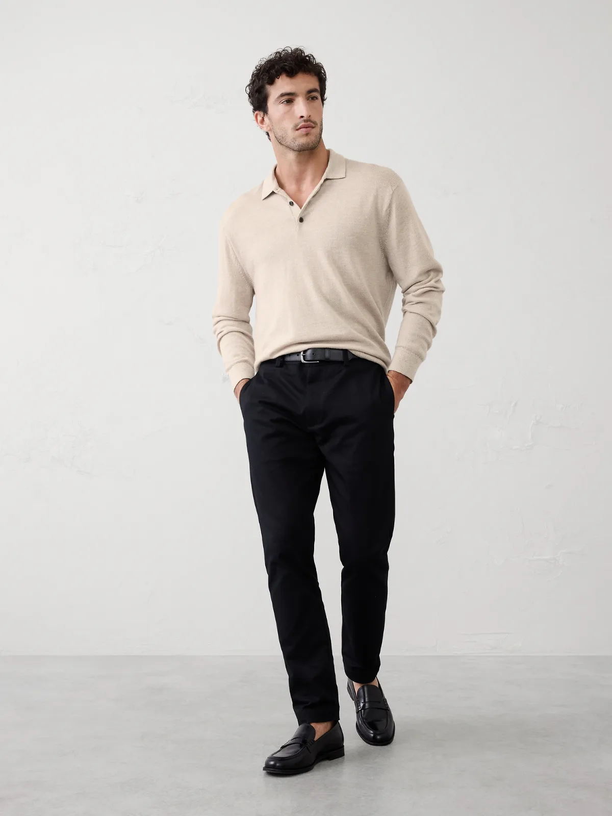 Merino Wool Sweater Polo by Banana Republic
