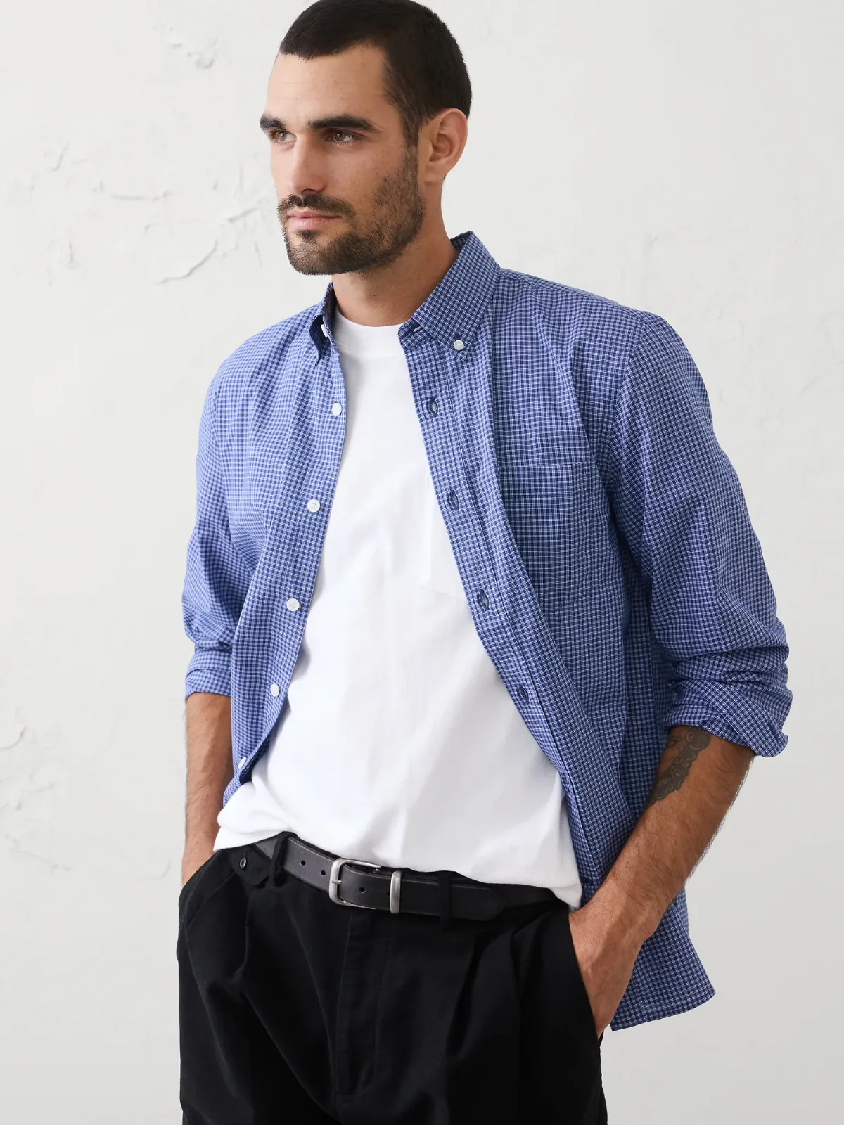 Slim-Fit Softwash Cotton Shirt by Banana Republic