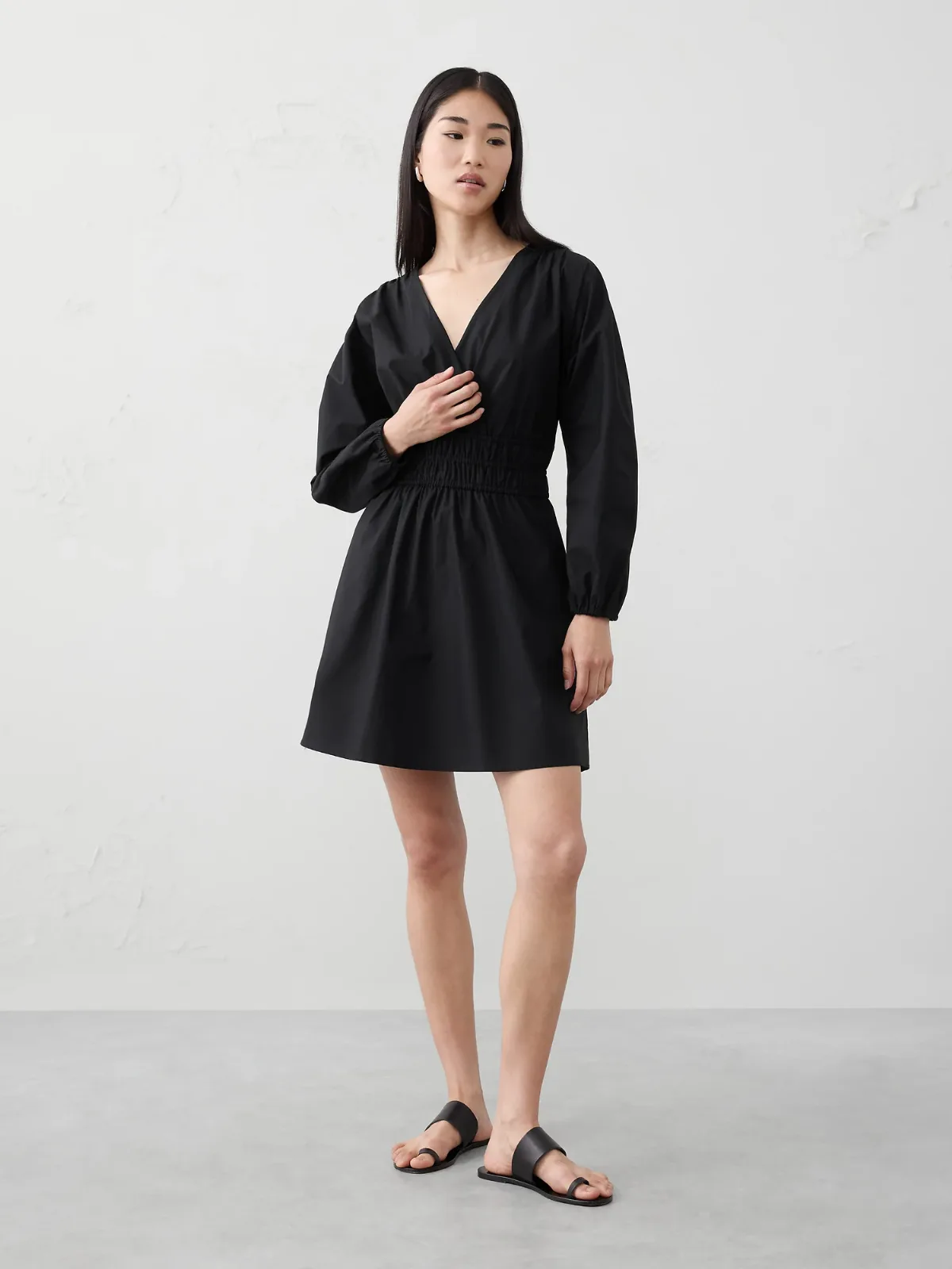 Waist-Seam Mini Dress by Banana Republic