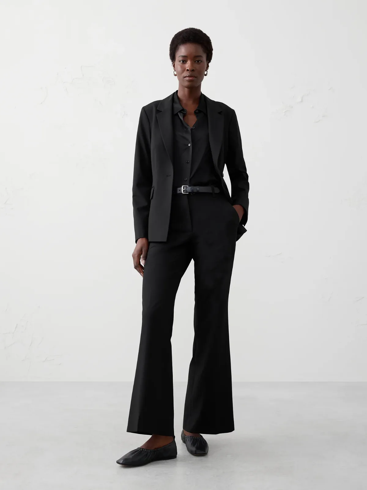 Bootcut High-Rise Sculpted Easy Trouser by Banana Republic