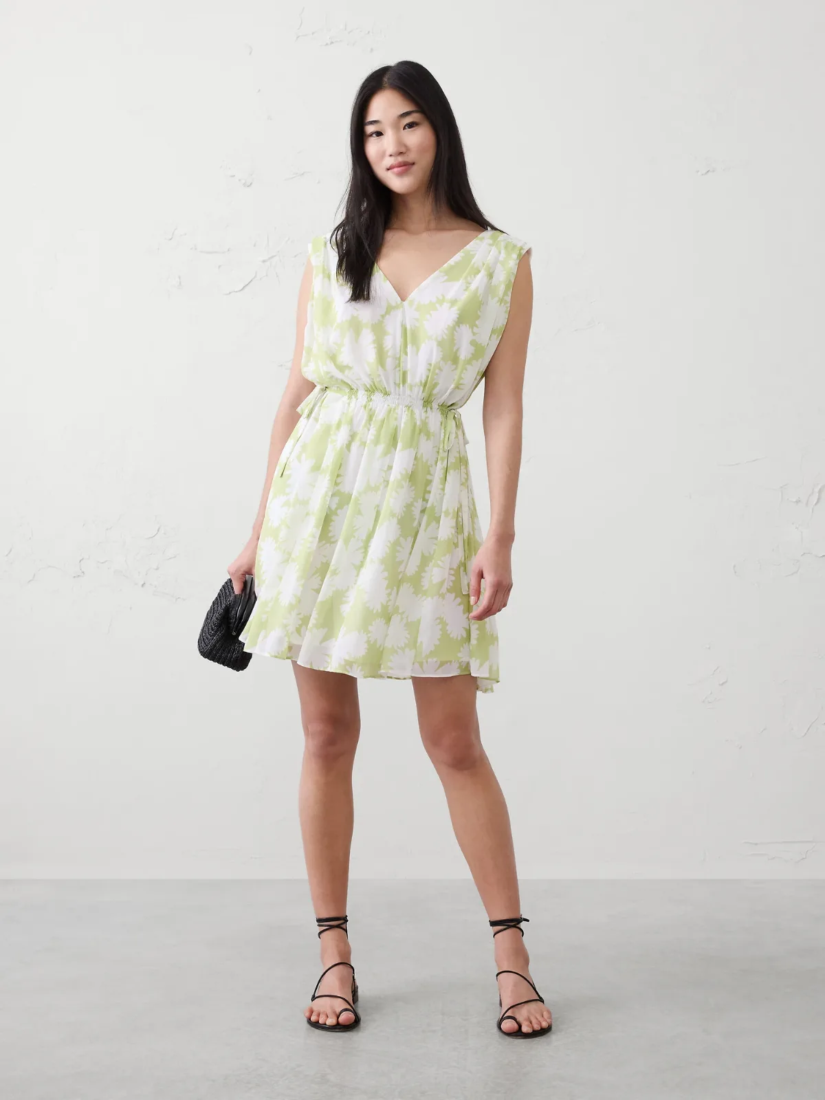Side-Tie Mini Dress