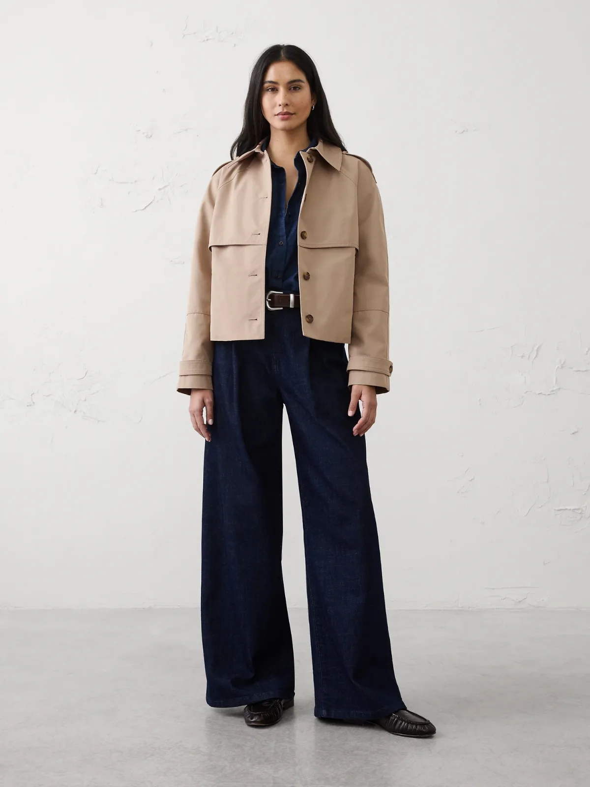 Short Trench Jacket by Banana Republic