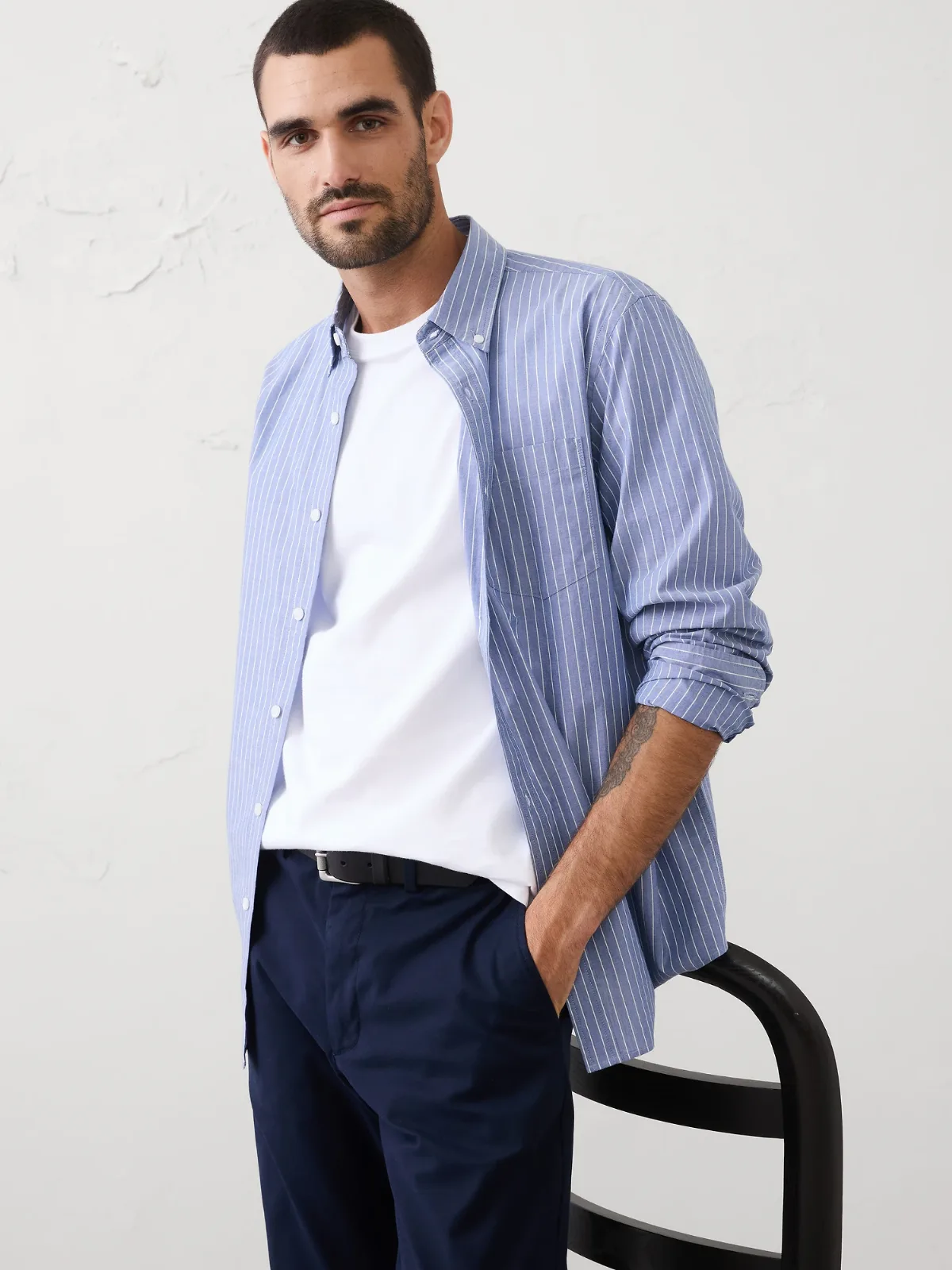 Slim-Fit Softwash Cotton Shirt by Banana Republic