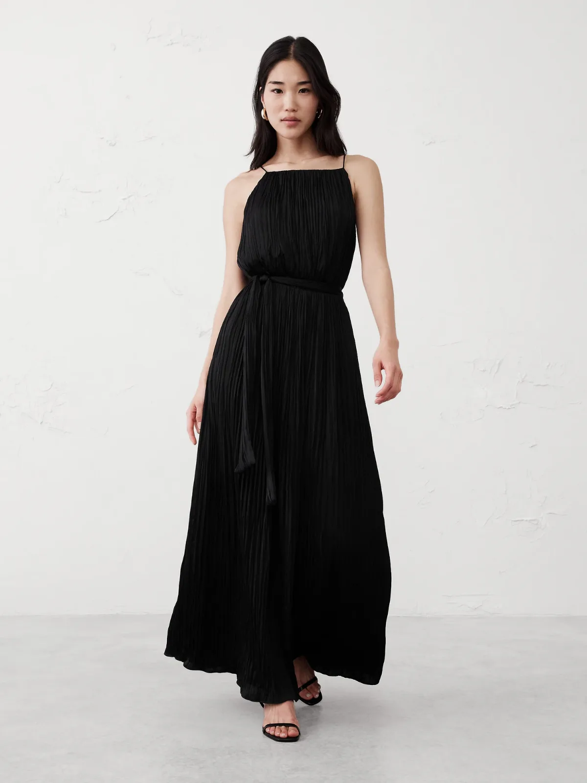 Fine-Gathers Maxi Dress by Banana Republic