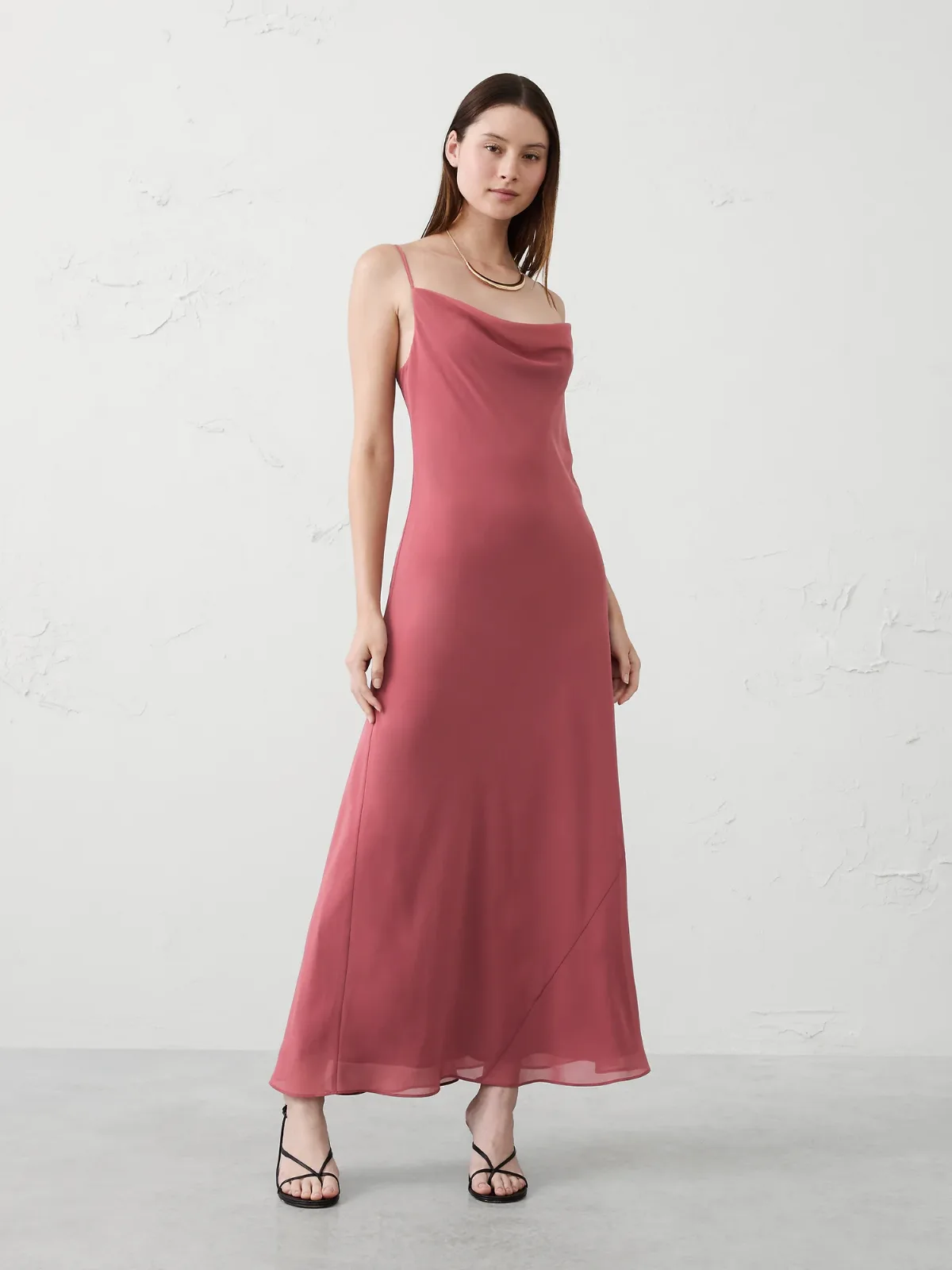 Chiffon Maxi Dress by Banana Republic