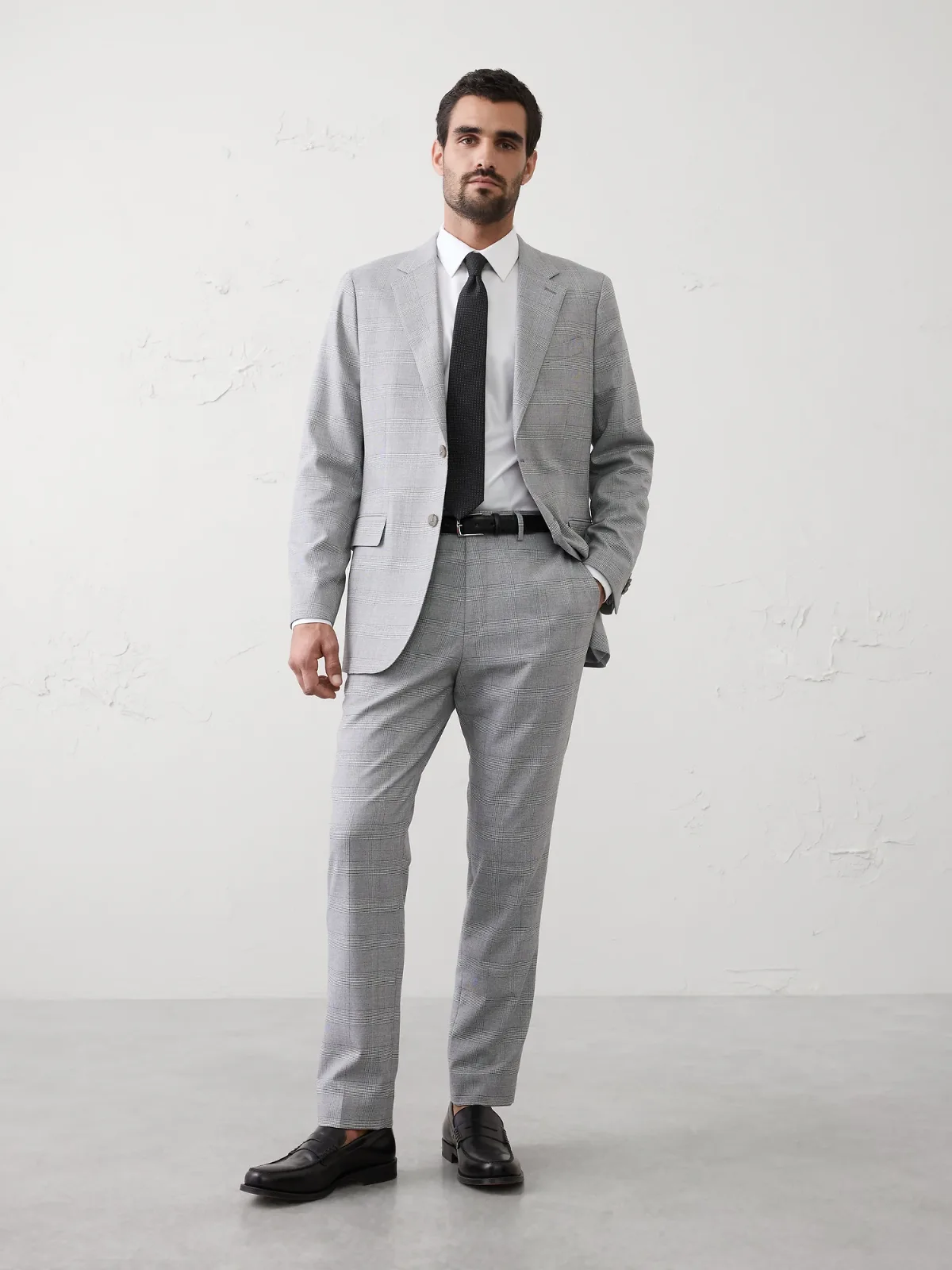 Glen Plaid Suit Trouser by Banana Republic