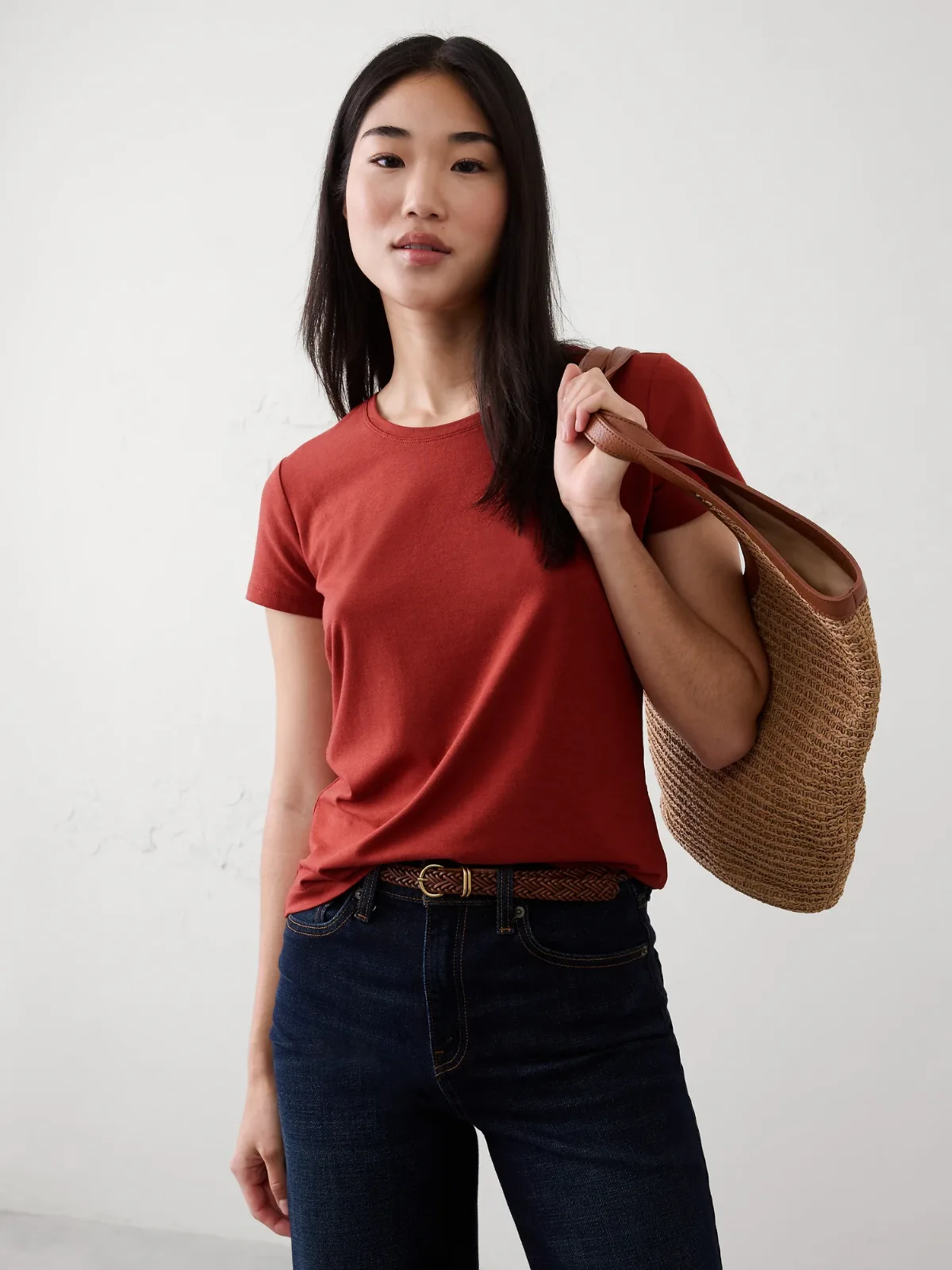 Timeless Crew-Neck T-Shirt by Banana Republic