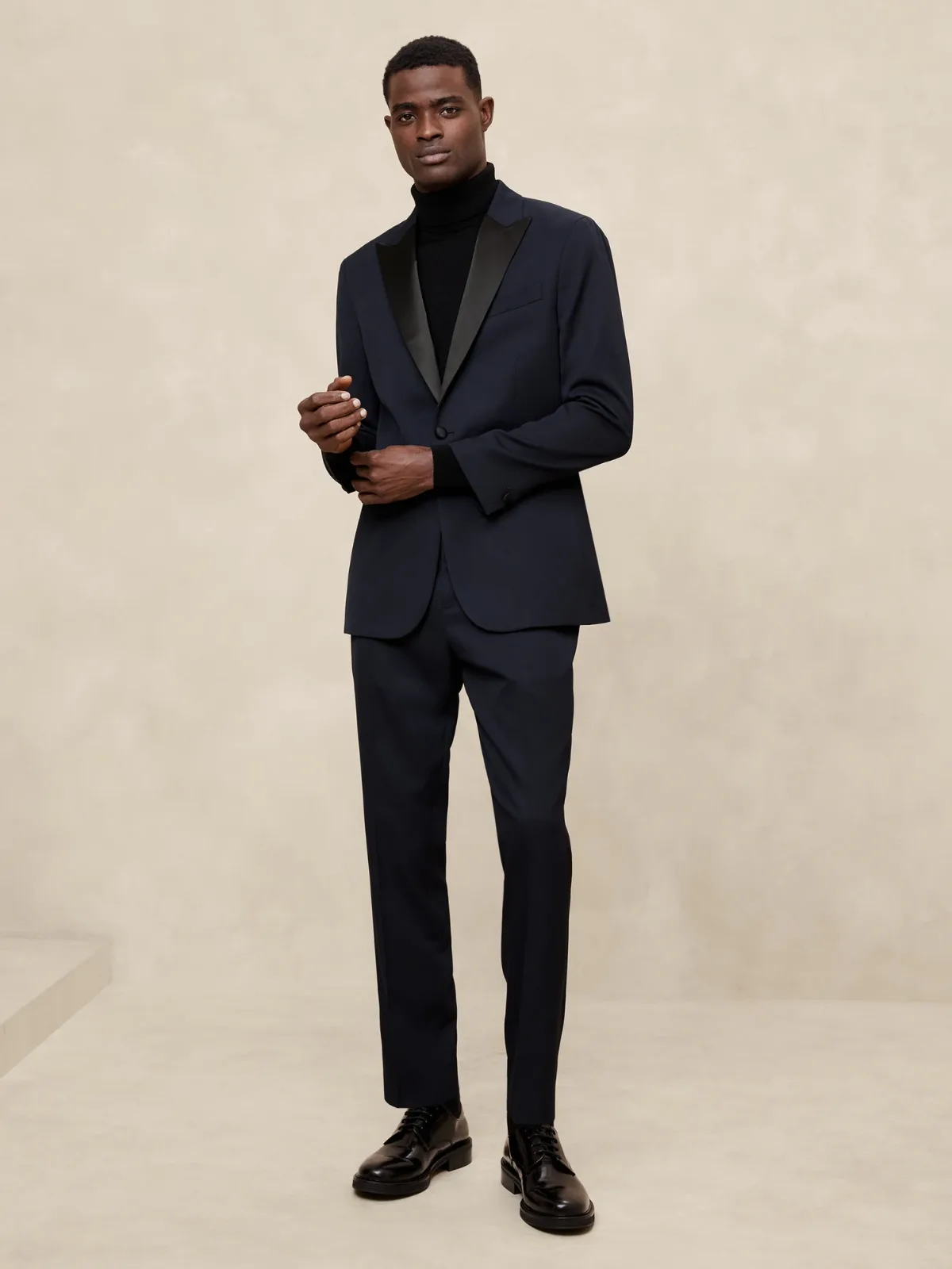 Tailored-Fit Luxe Tuxedo Suit Trouser by Banana Republic