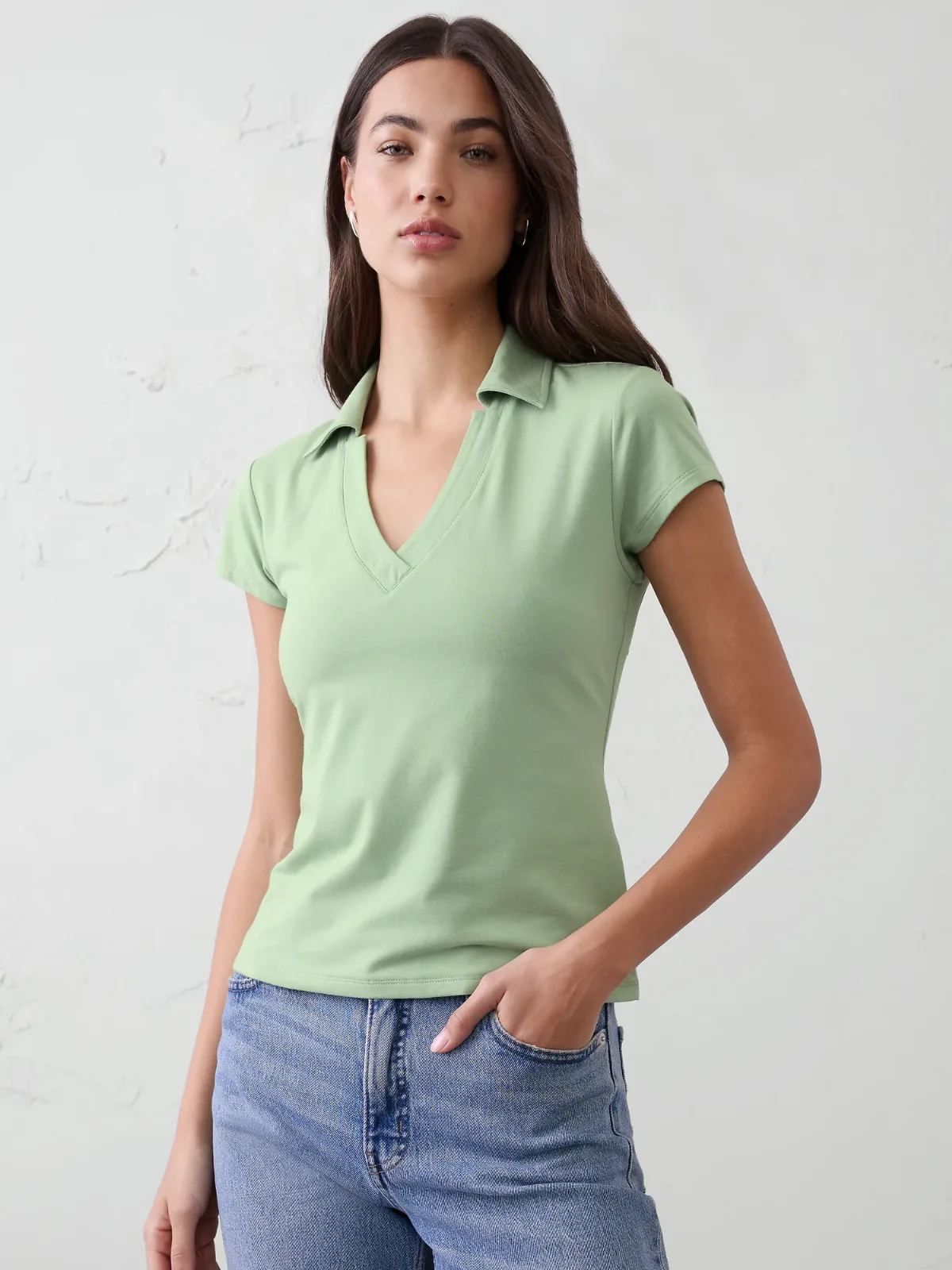 Soft Stretch Polo by Banana Republic