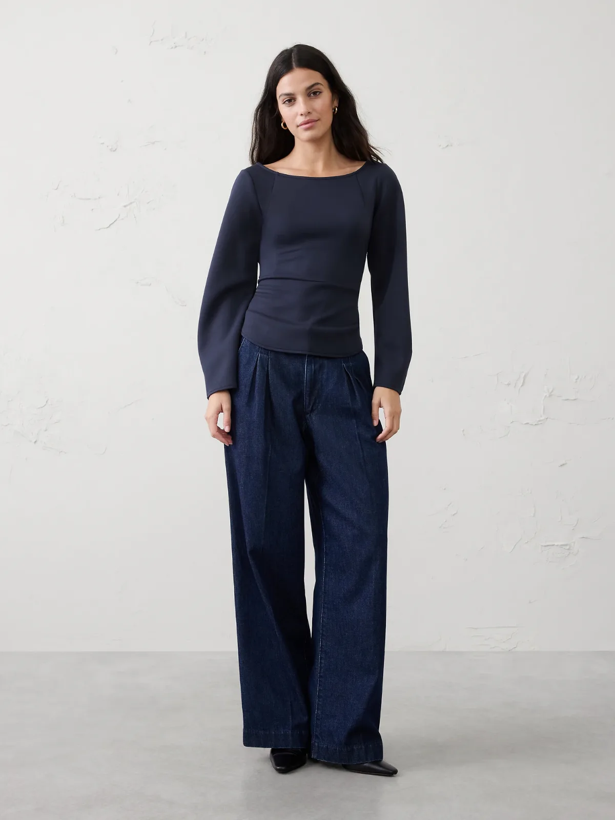 Soft Touch Boatneck Top by Banana Republic