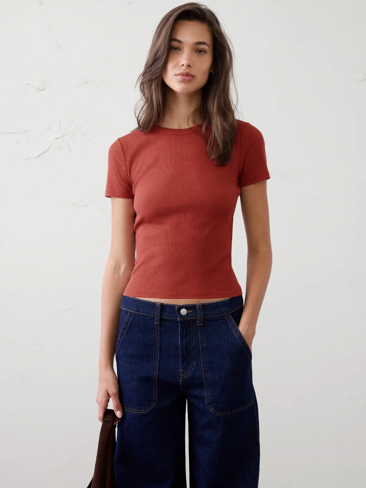 Ribbed T-Shirt by Banana Republic
