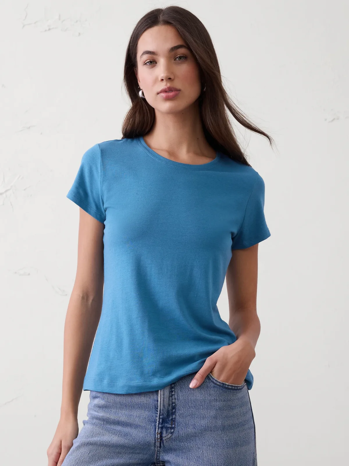 Timeless Crew-Neck T-Shirt by Banana Republic