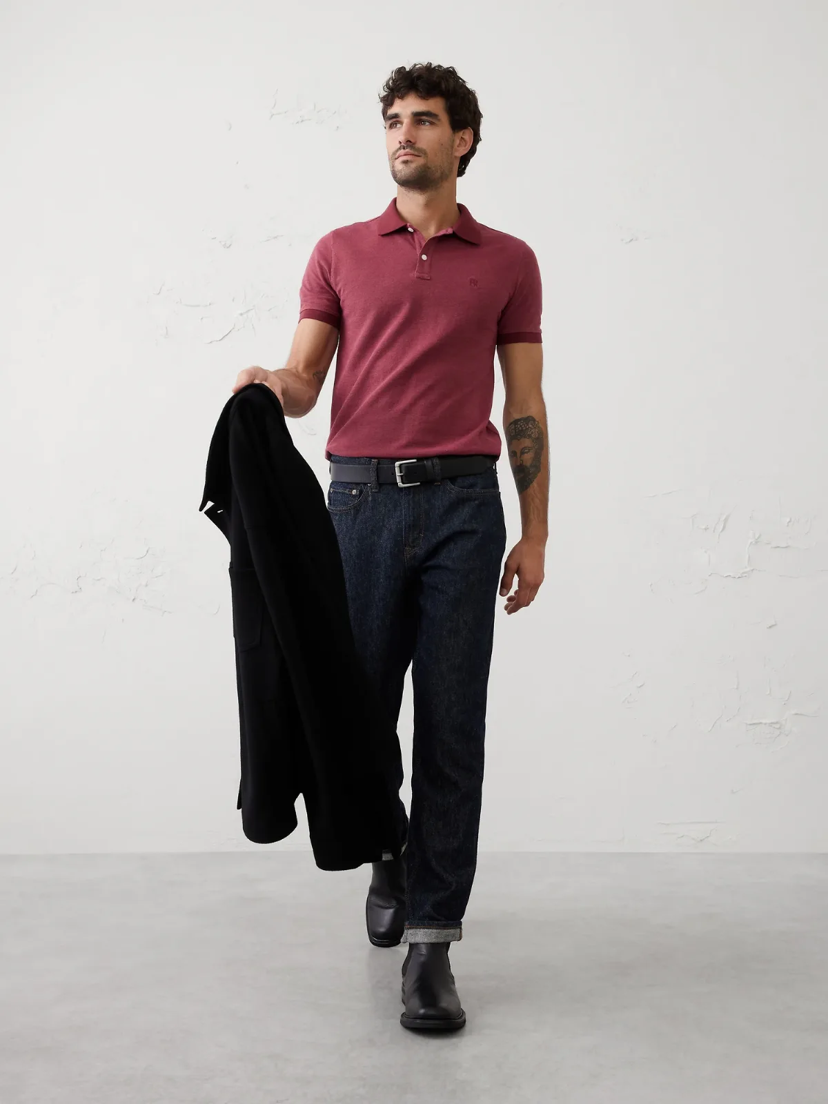Slim-Fit Pique Polo by Banana Republic