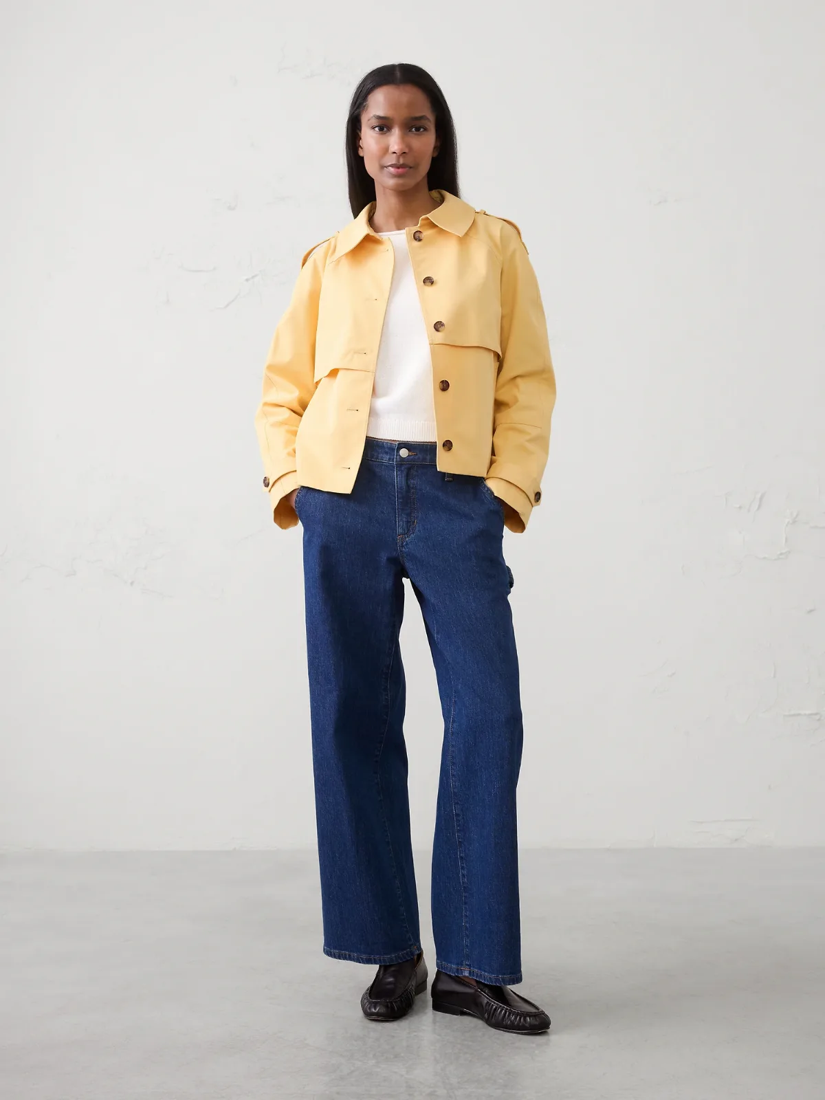 Short Trench Jacket by Banana Republic