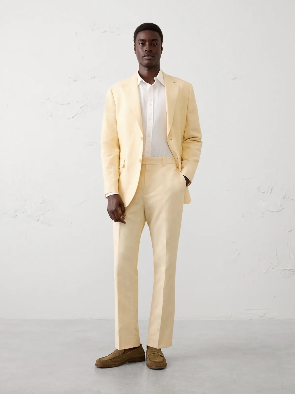 Linen-Blend Suit Trouser by Banana Republic