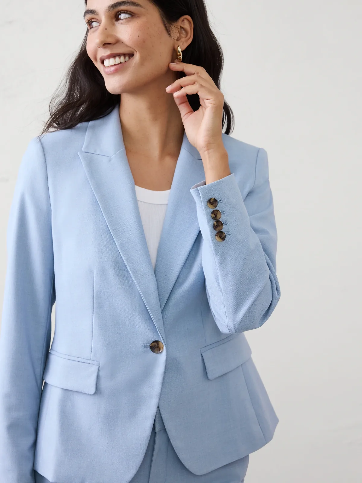 Stretch Twill Classic Blazer