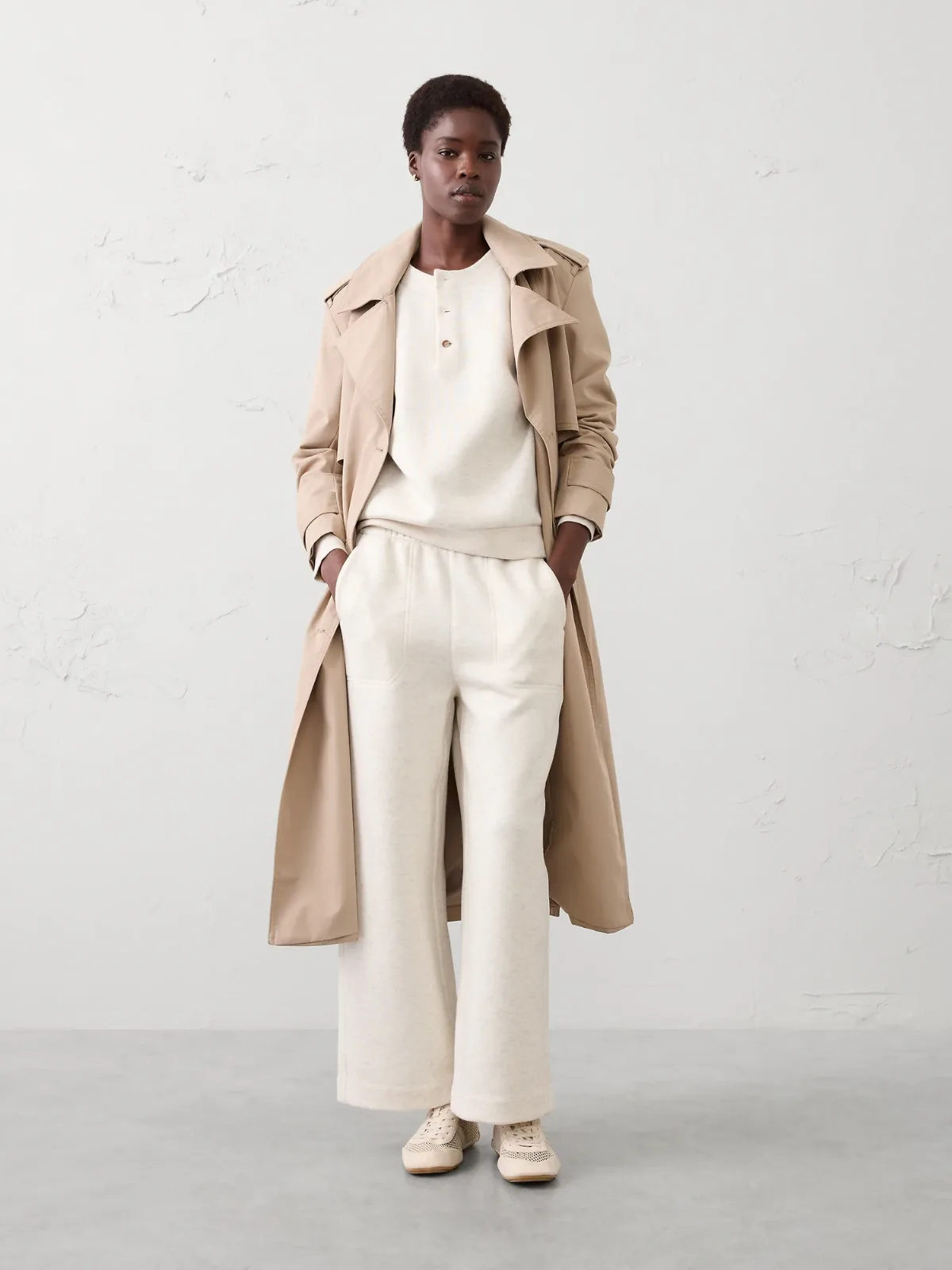 Weekender Wide-Leg High-Rise Ankle Pant by Banana Republic