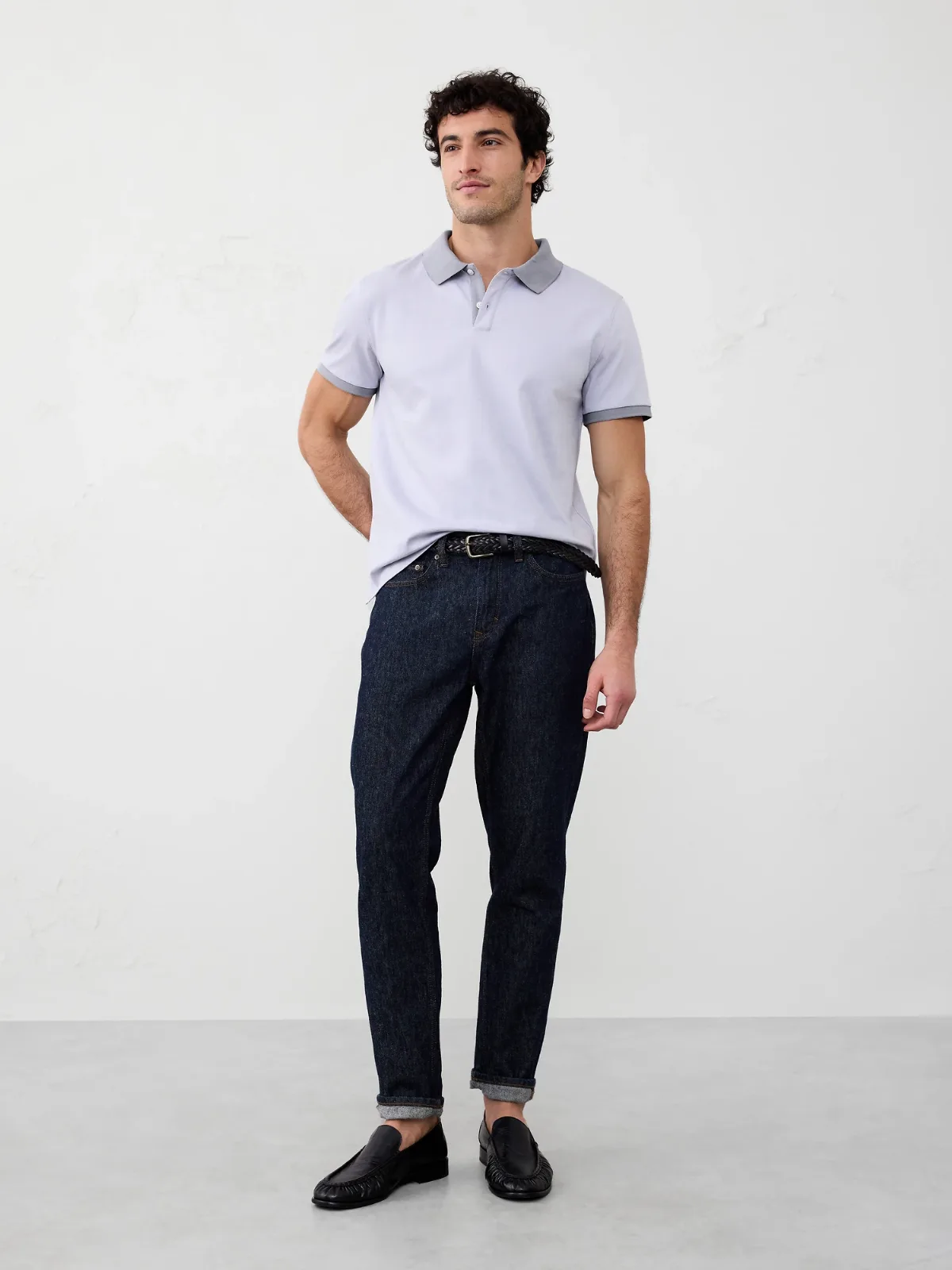 Slim Luxe Touch Polo by Banana Republic