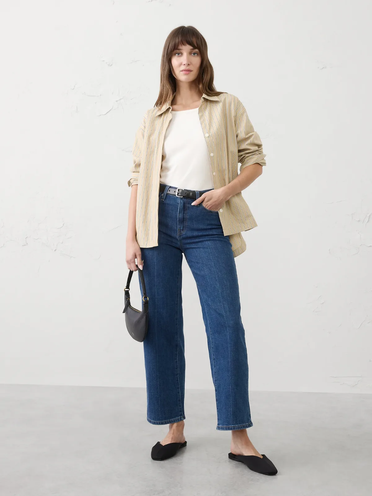 Straight High-Rise Jean by Banana Republic