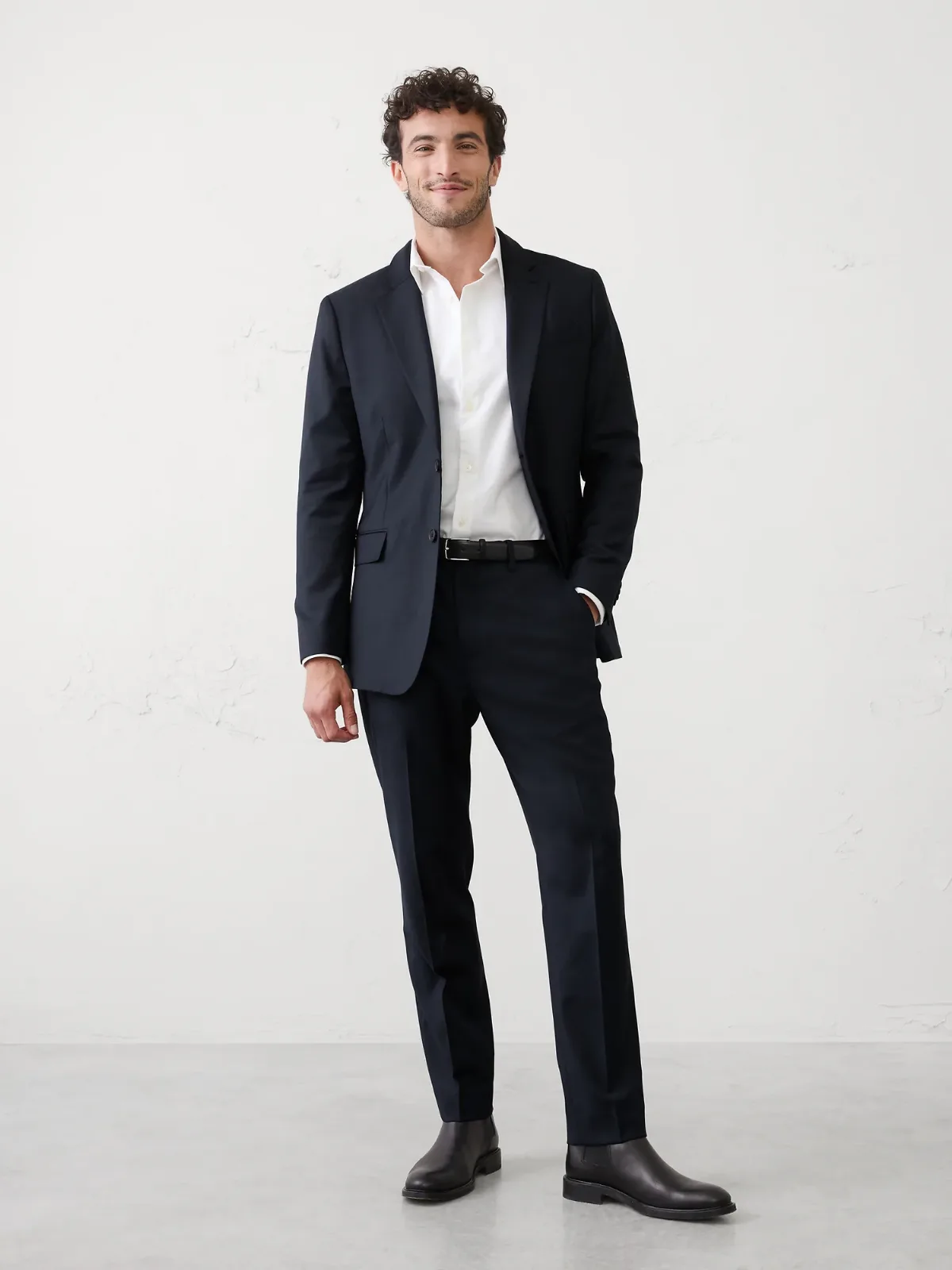 Luxe Wool-Blend Suit Trouser by Banana Republic