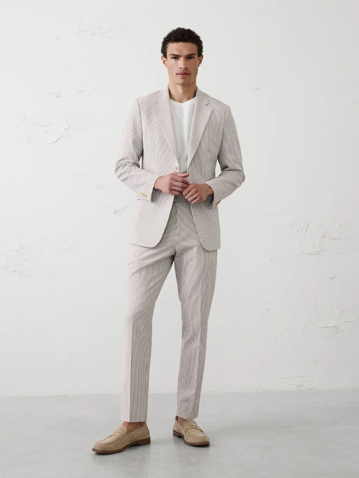 Seersucker Suit Trouser by Banana Republic