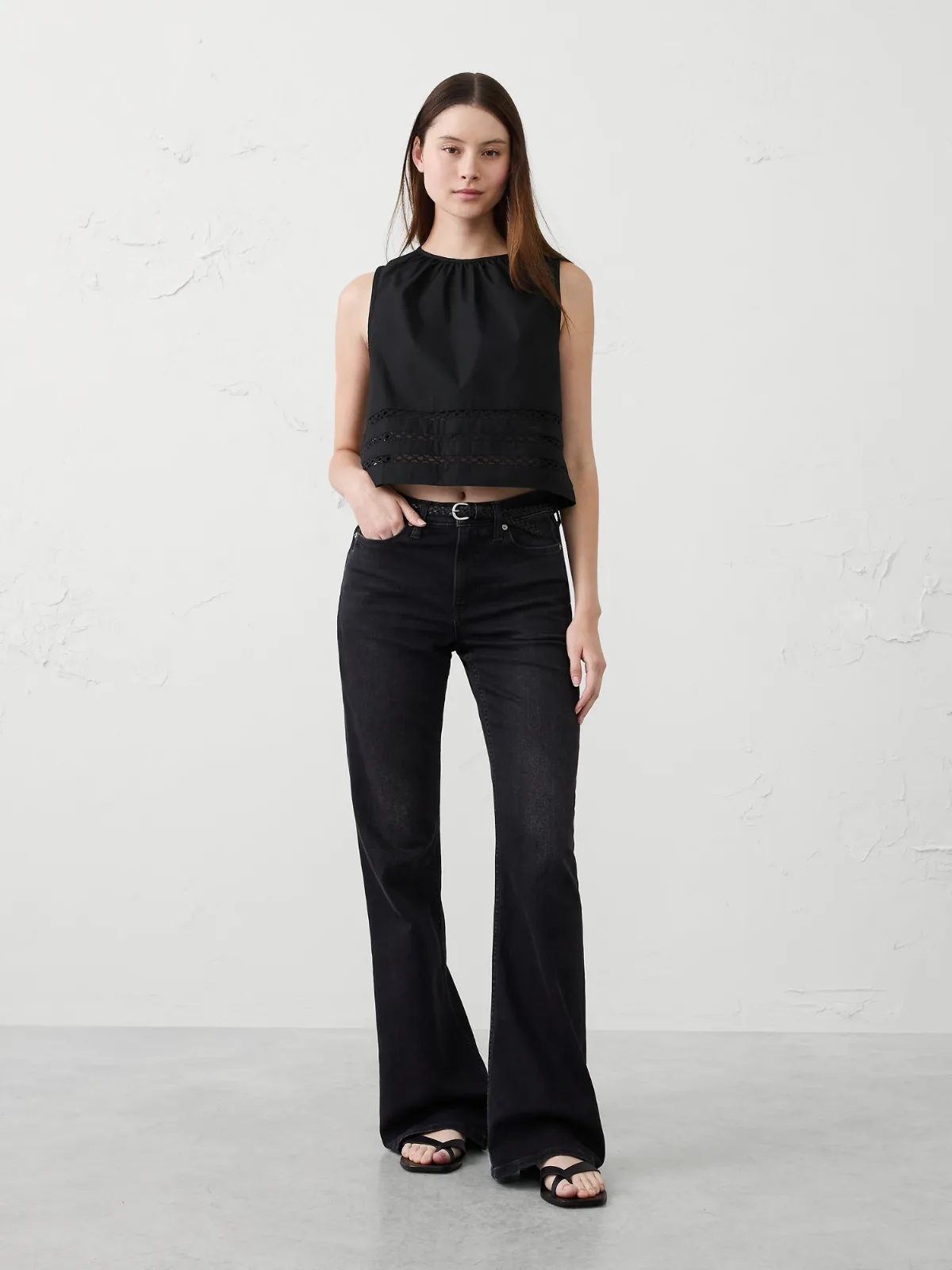 Embroidered Top by Banana Republic
