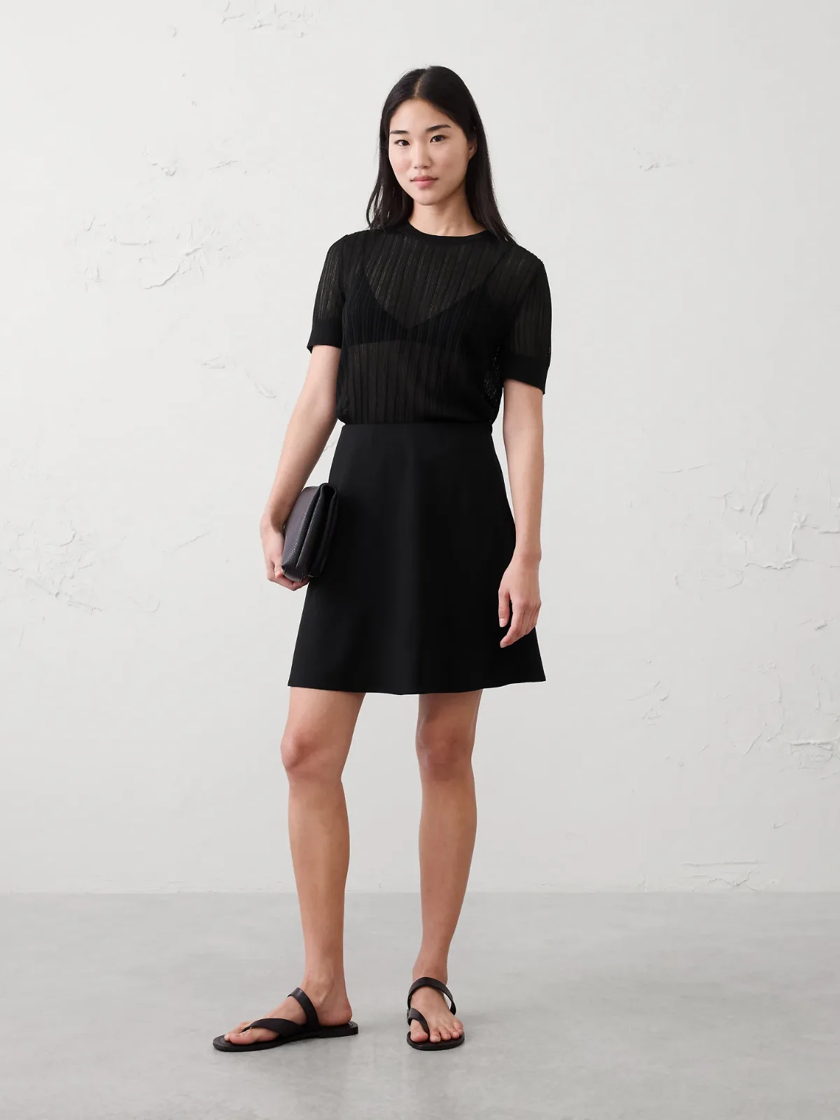 Bias Mini Skirt