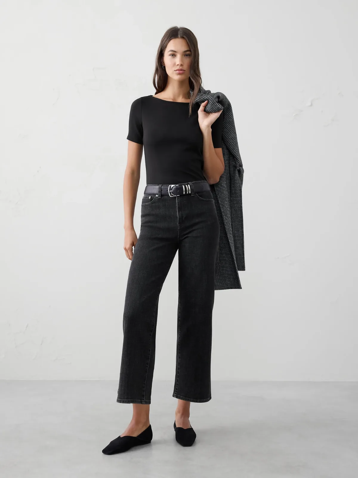 Soft Touch Seamed Top by Banana Republic