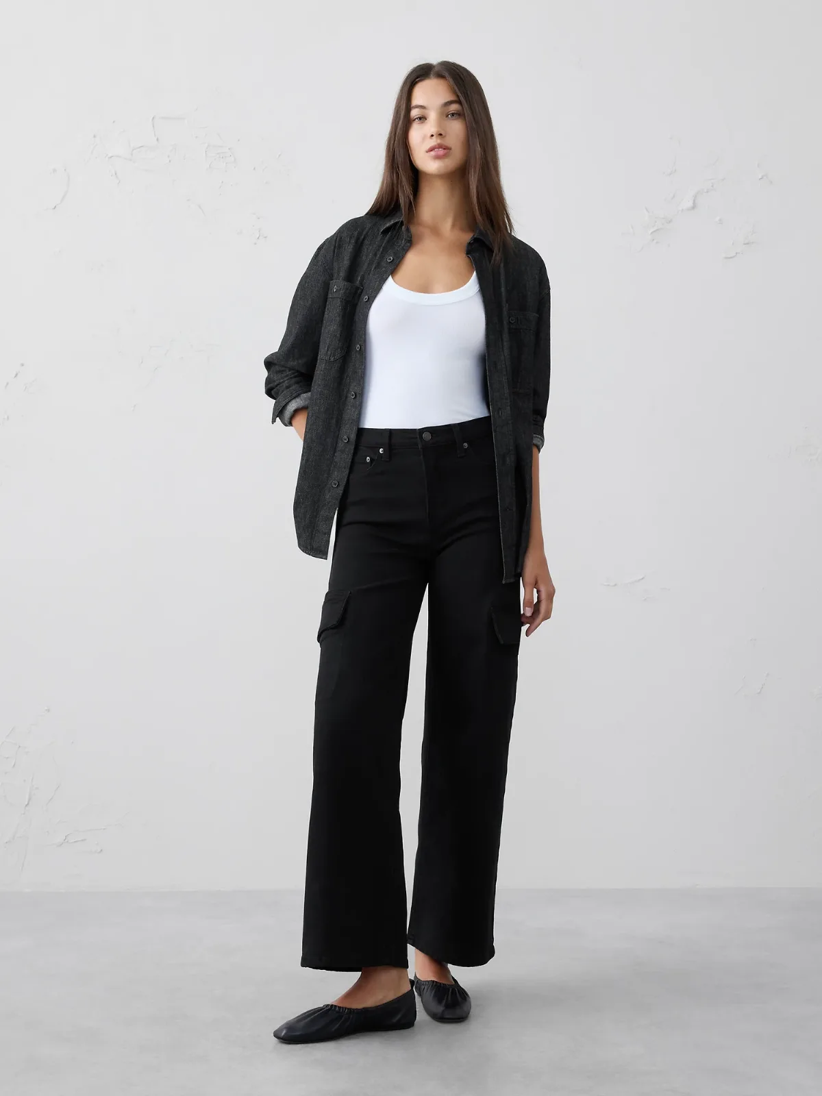 Straight High-Rise Cargo Jean by Banana Republic