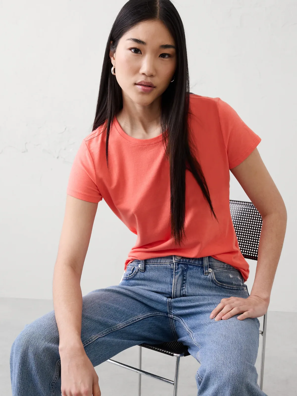 Timeless Crew-Neck T-Shirt by Banana Republic