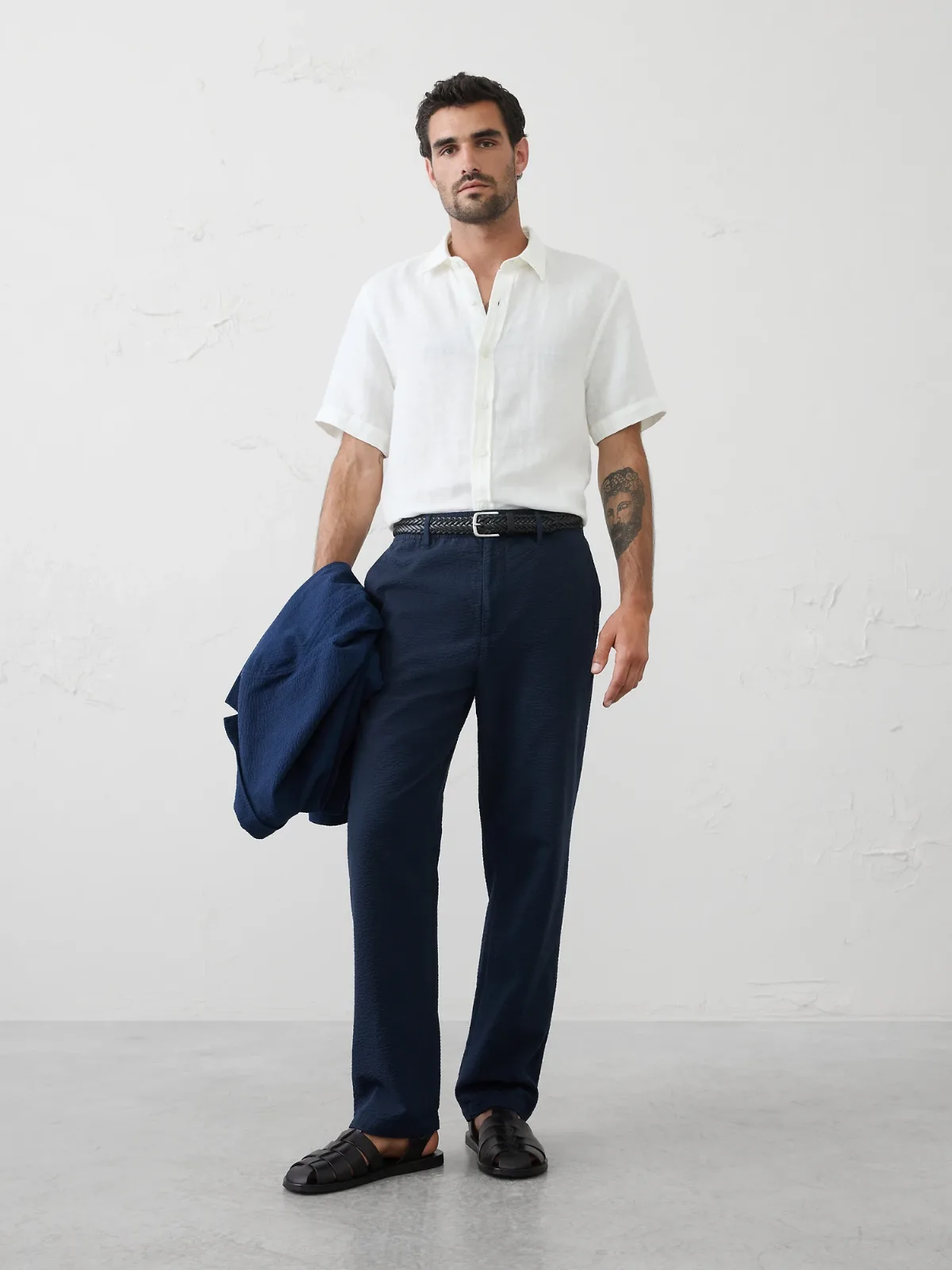 Ease Seersucker Suit Trouser by Banana Republic