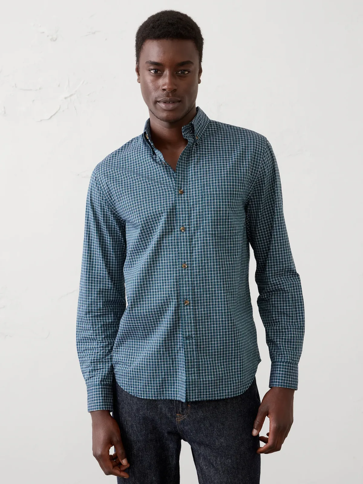 Slim-Fit Softwash Cotton Shirt by Banana Republic