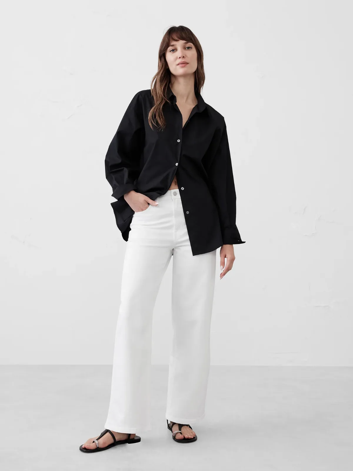 Straight High-Rise Jean by Banana Republic
