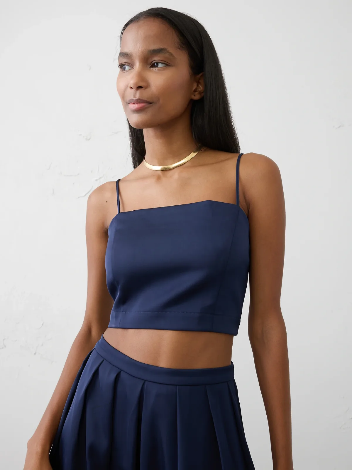 Satin Cropped Camisole by Banana Republic