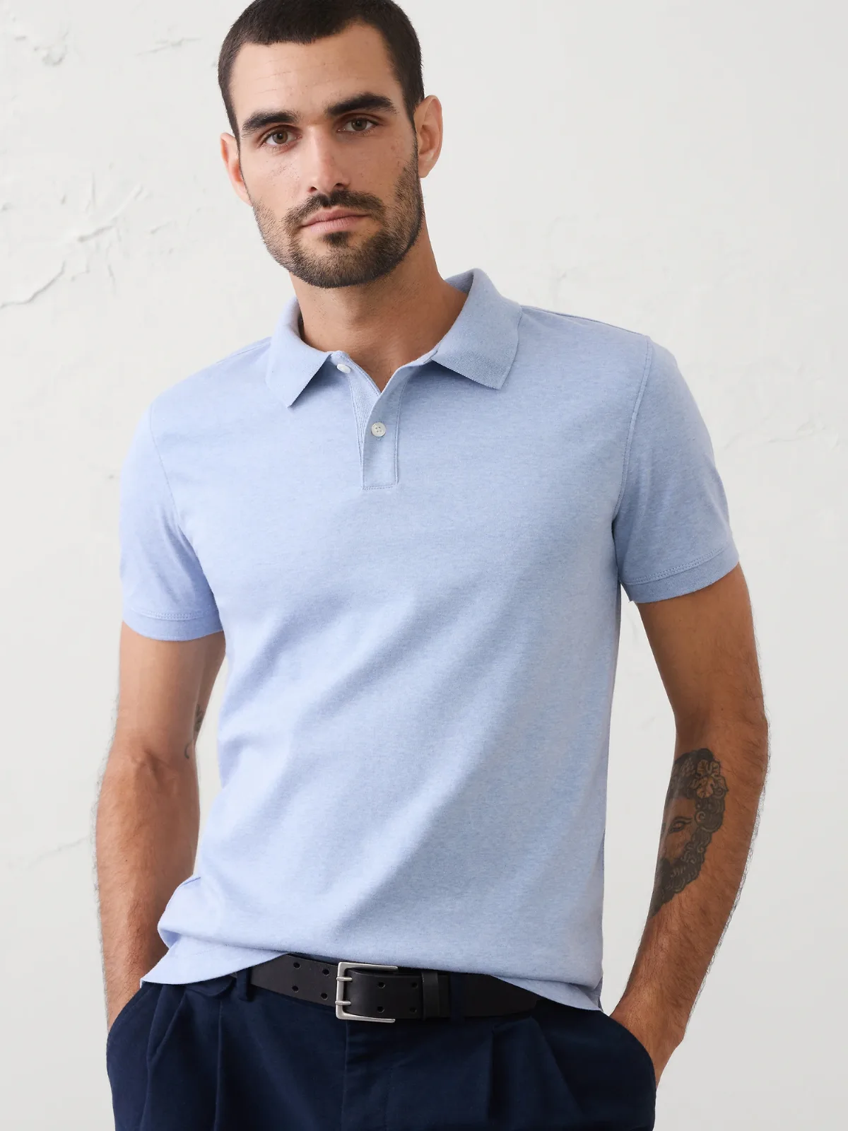 Slim Luxe Touch Polo by Banana Republic