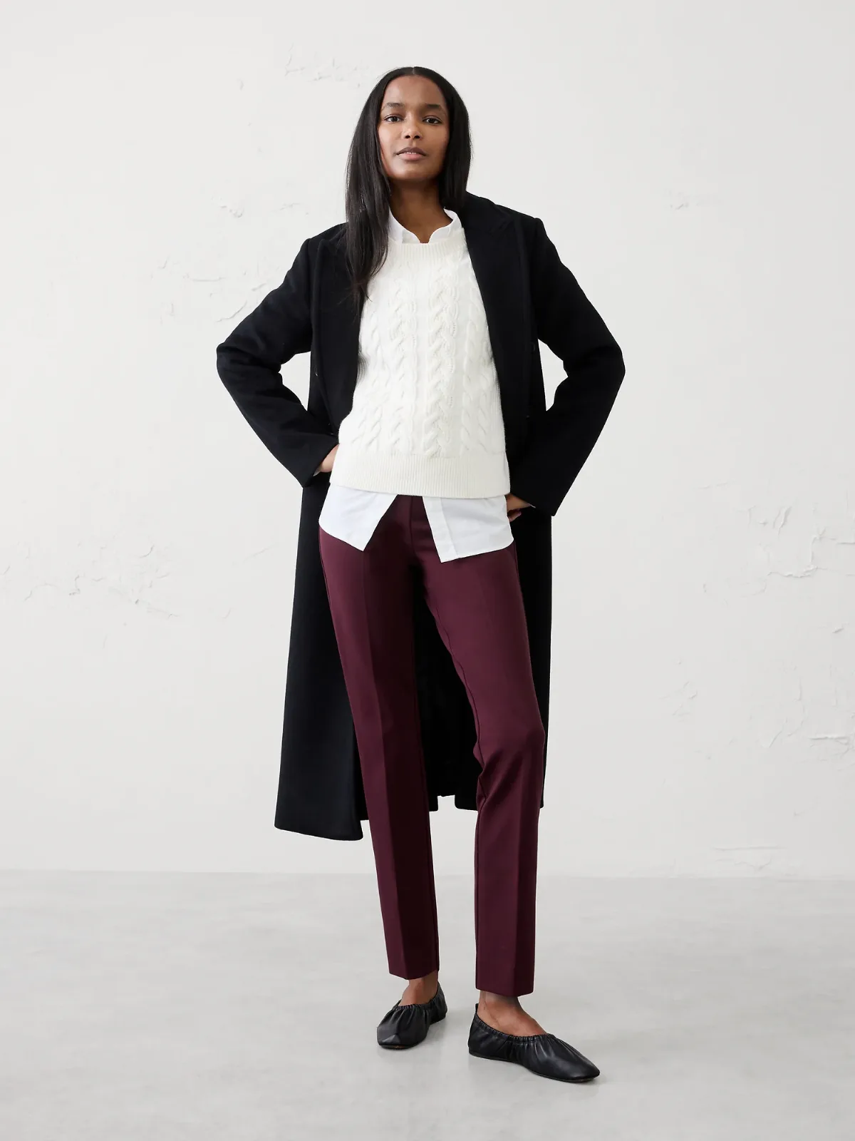 Skinny Ponte Pull-On Pant by Banana Republic