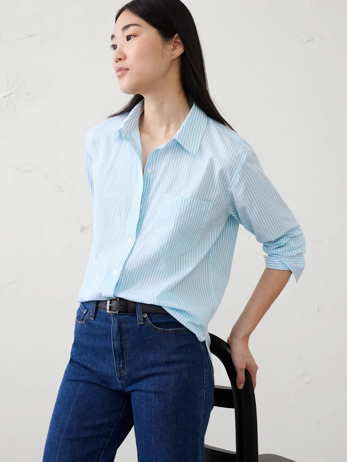 Perfect Poplin Shirt by Banana Republic