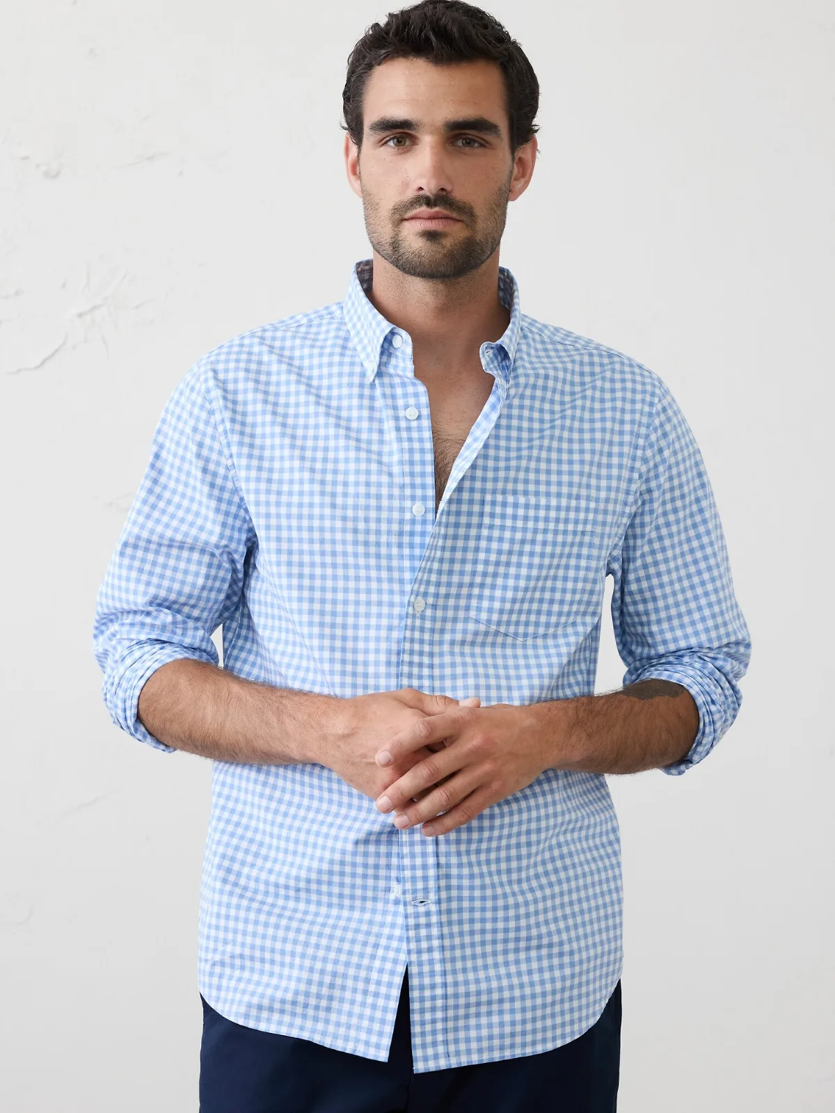 Slim-Fit Softwash Cotton Shirt by Banana Republic
