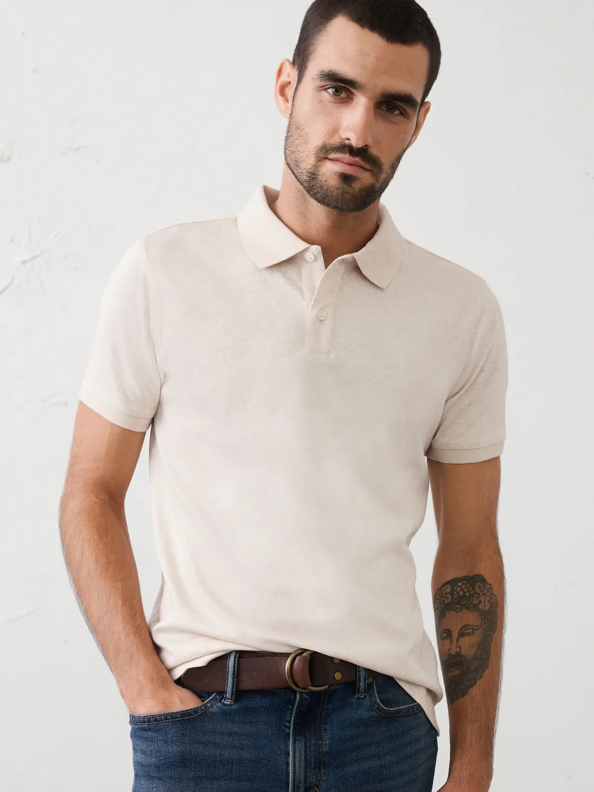 Slim Luxe Touch Polo by Banana Republic