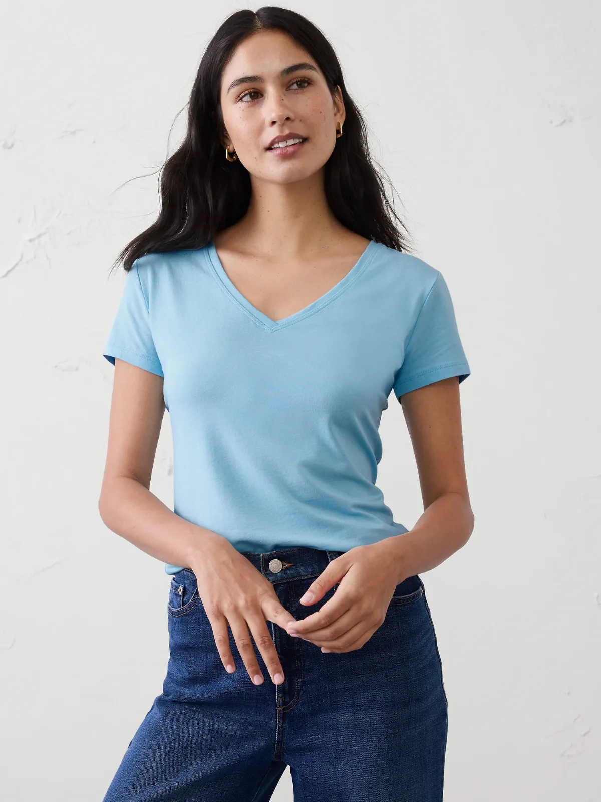 Timeless V-Neck T-Shirt by Banana Republic