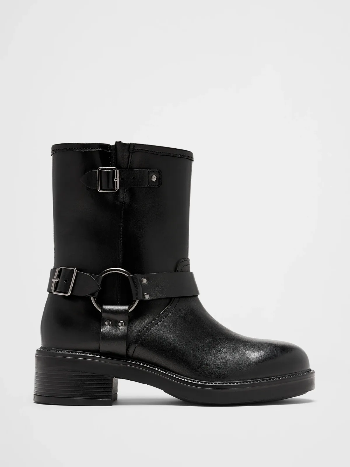 Leather Moto Boot by Banana Republic